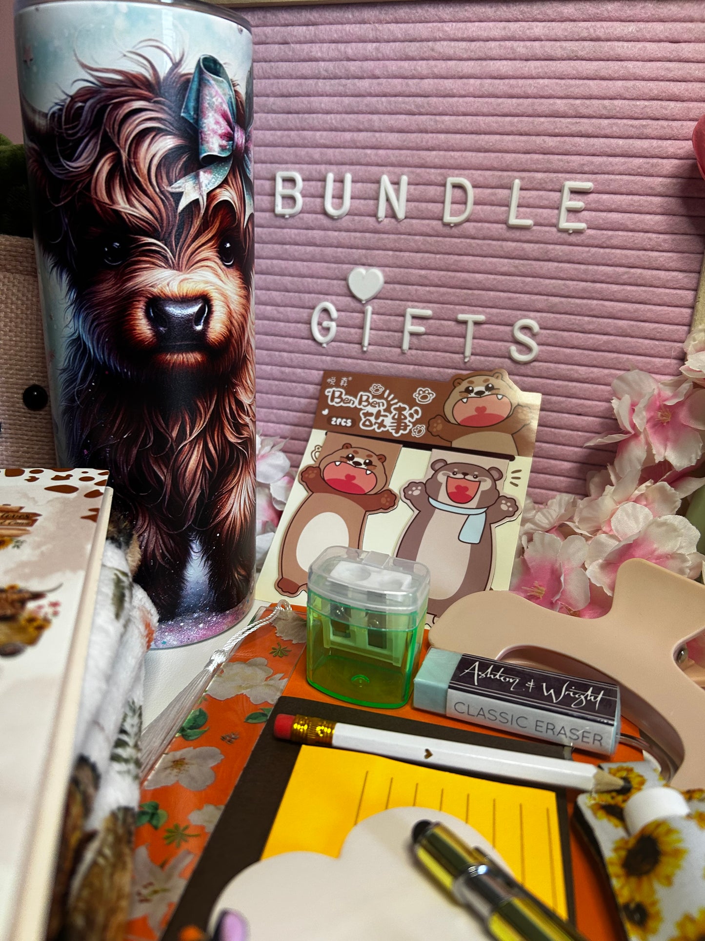Highland Cow Themed Bookish Bundle