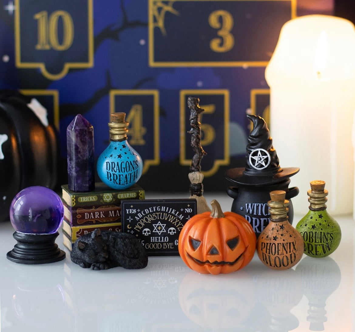 Countdown to Halloween Spooky 12 Day Advent Calendar