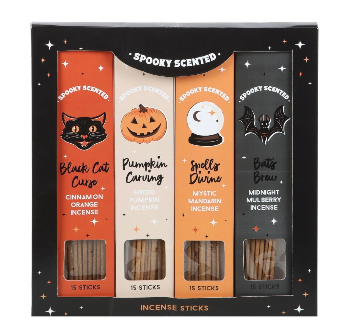 Halloween Spooky Scented Incense Sticks Gift Set
