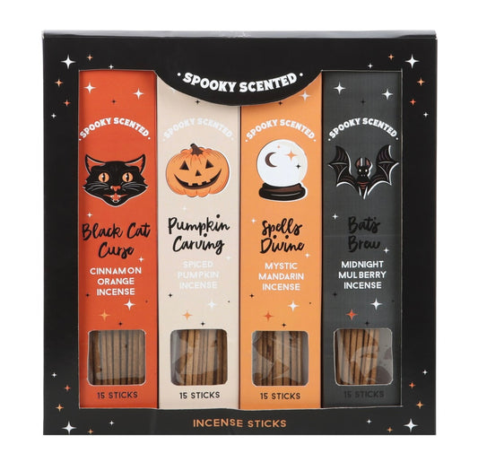 Halloween Spooky Scented Incense Sticks Gift Set