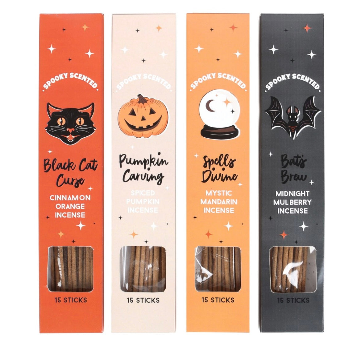 Halloween Spooky Scented Incense Sticks Gift Set