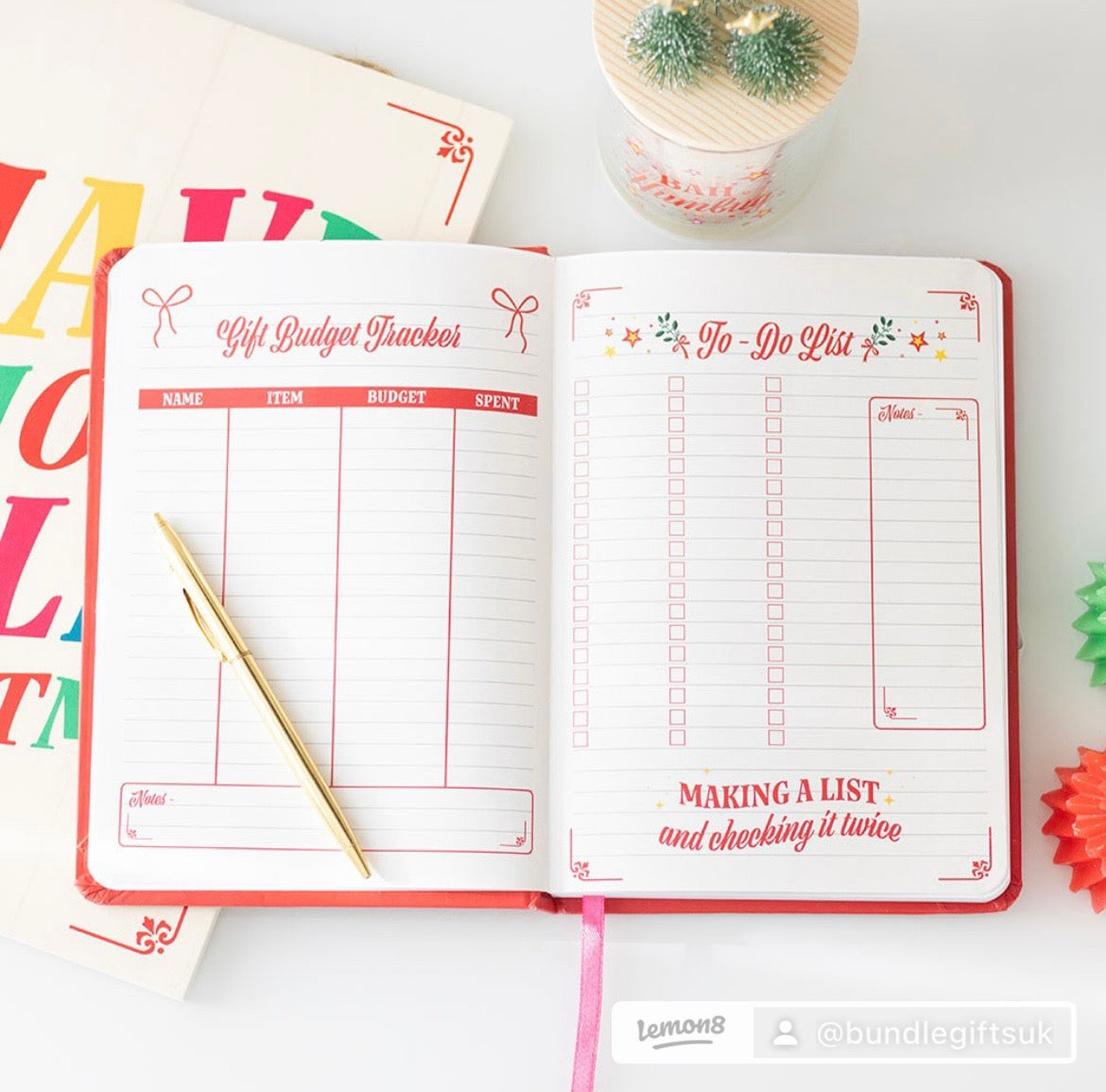 Merry Christmas Mini Planner Bundle