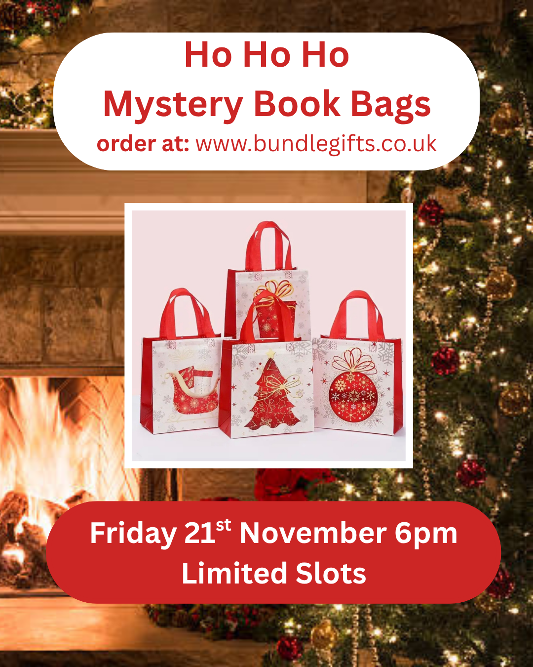 🎄Ho Ho Ho Mystery Book Bags LIVE🎄