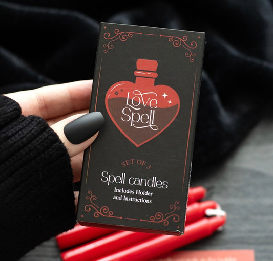Love Spell Candle Manifestation Kit