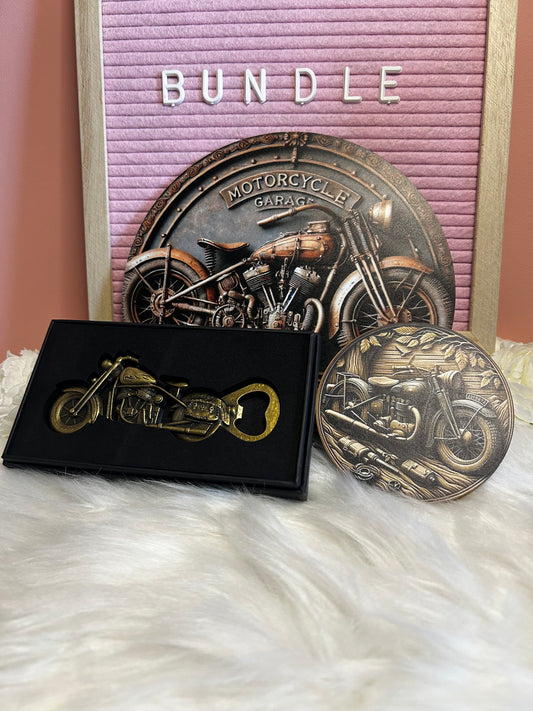 Vintage Motorcycle Gift Bundle