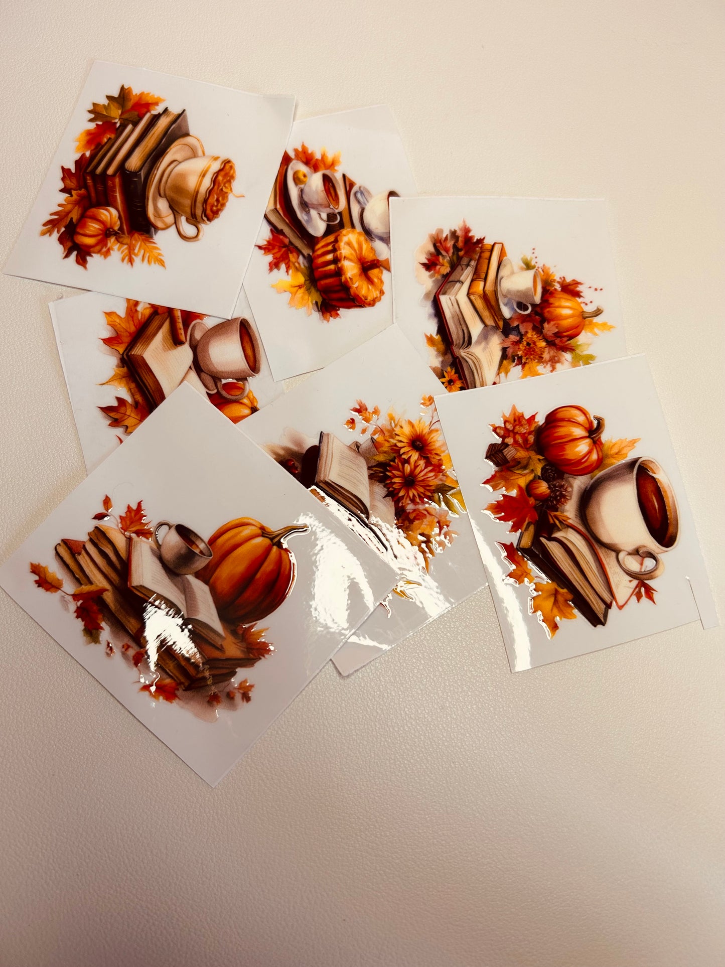 Handmade Autumn Themed Pen & Bookmark Holder