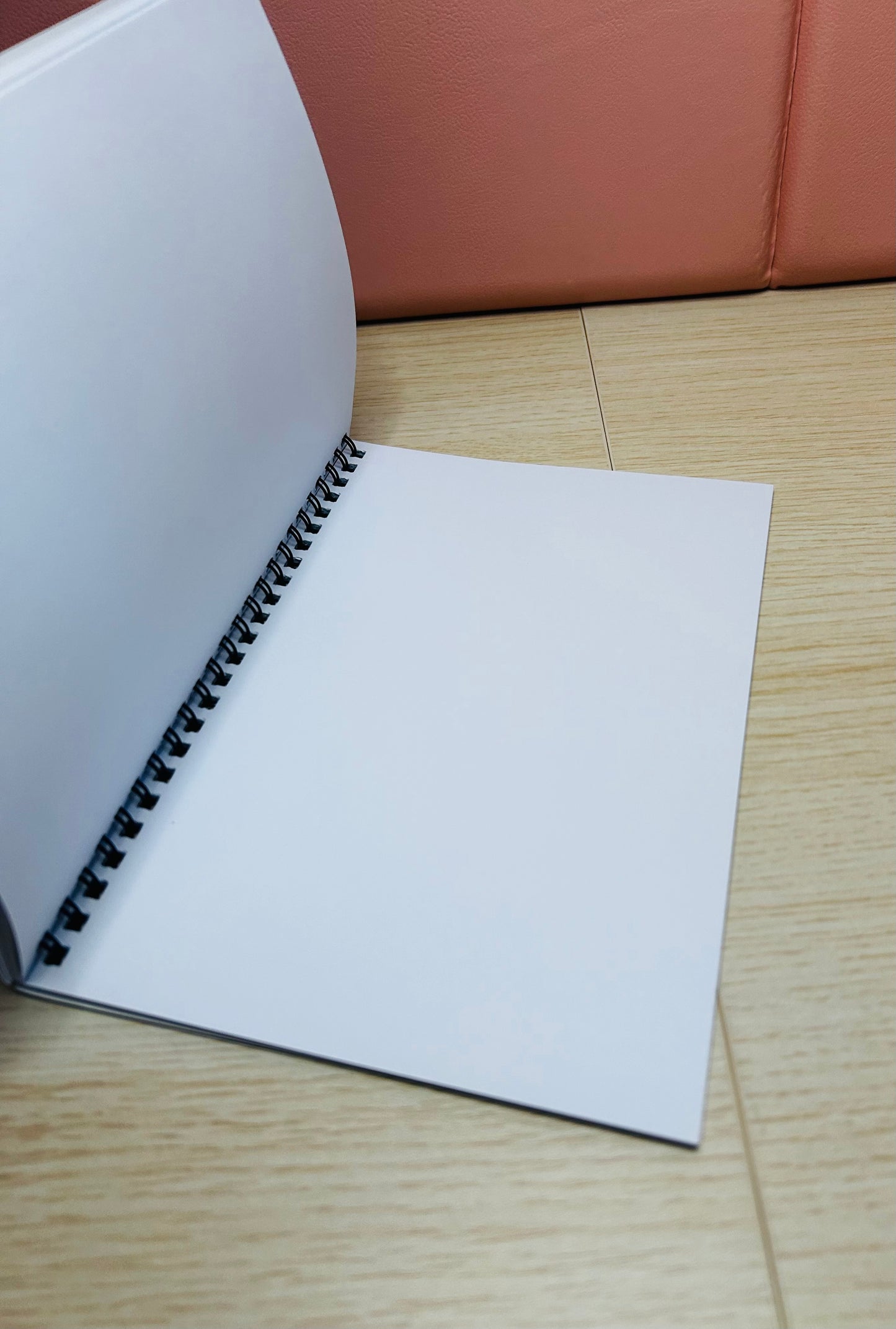 Cute Christmas Cat A5 Spiral Notebook