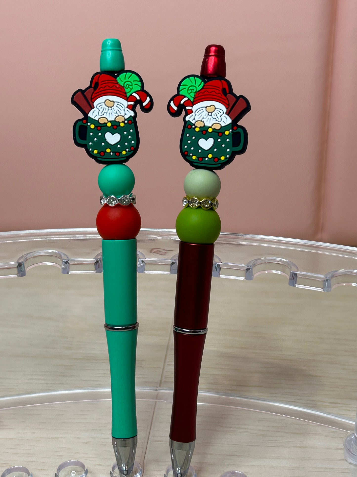 Christmas Handmade Beaded Pens