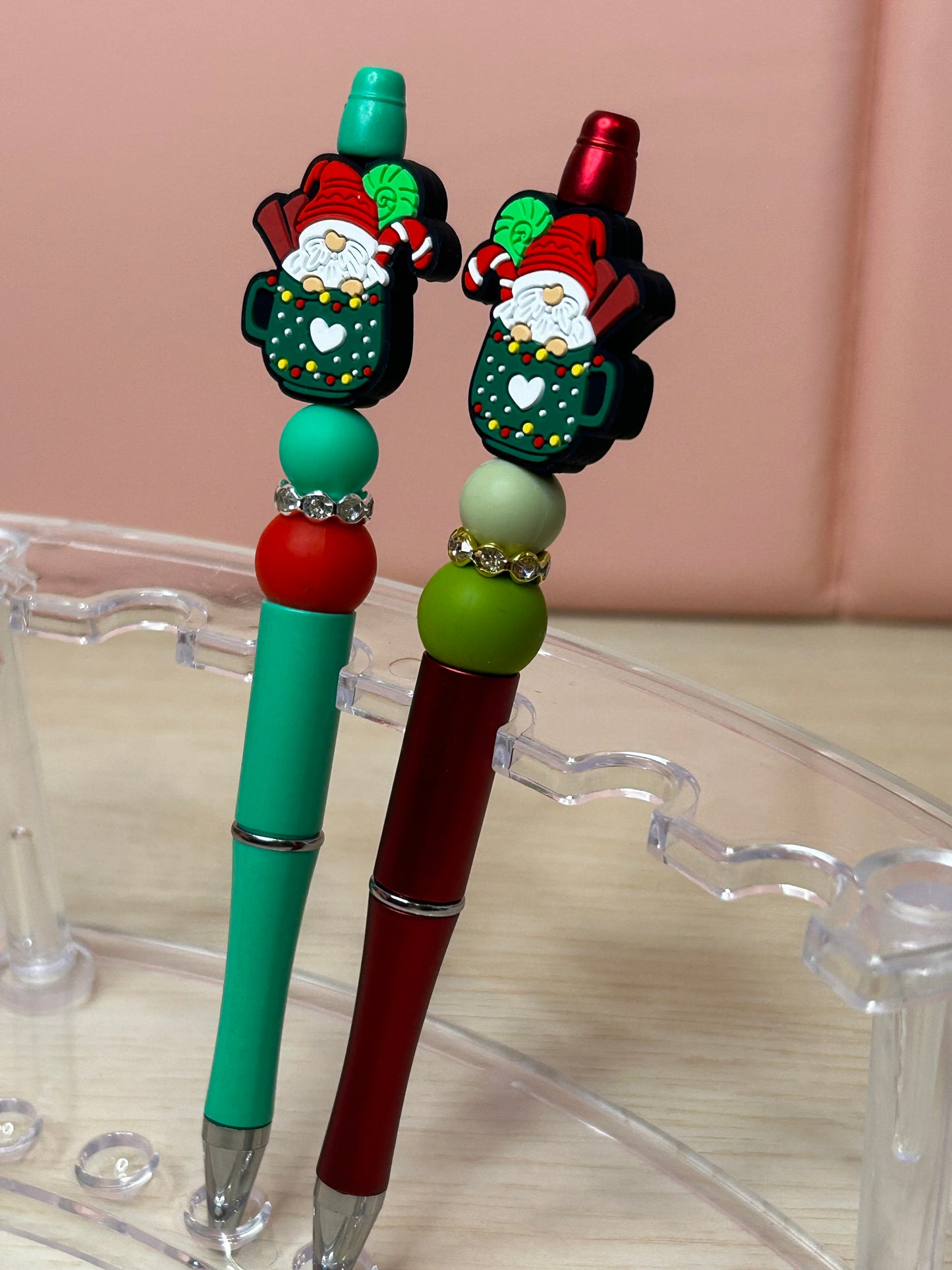 Christmas Handmade Beaded Pens