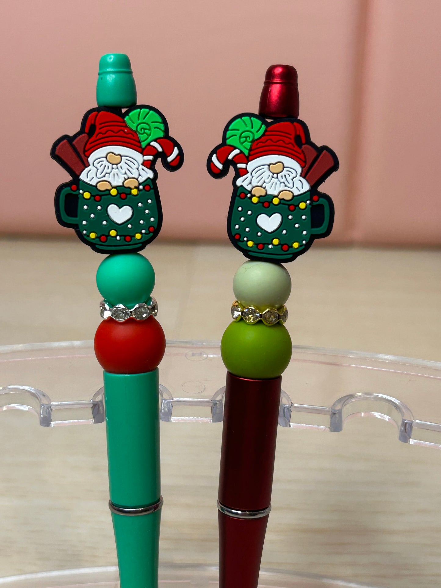 Christmas Handmade Beaded Pens