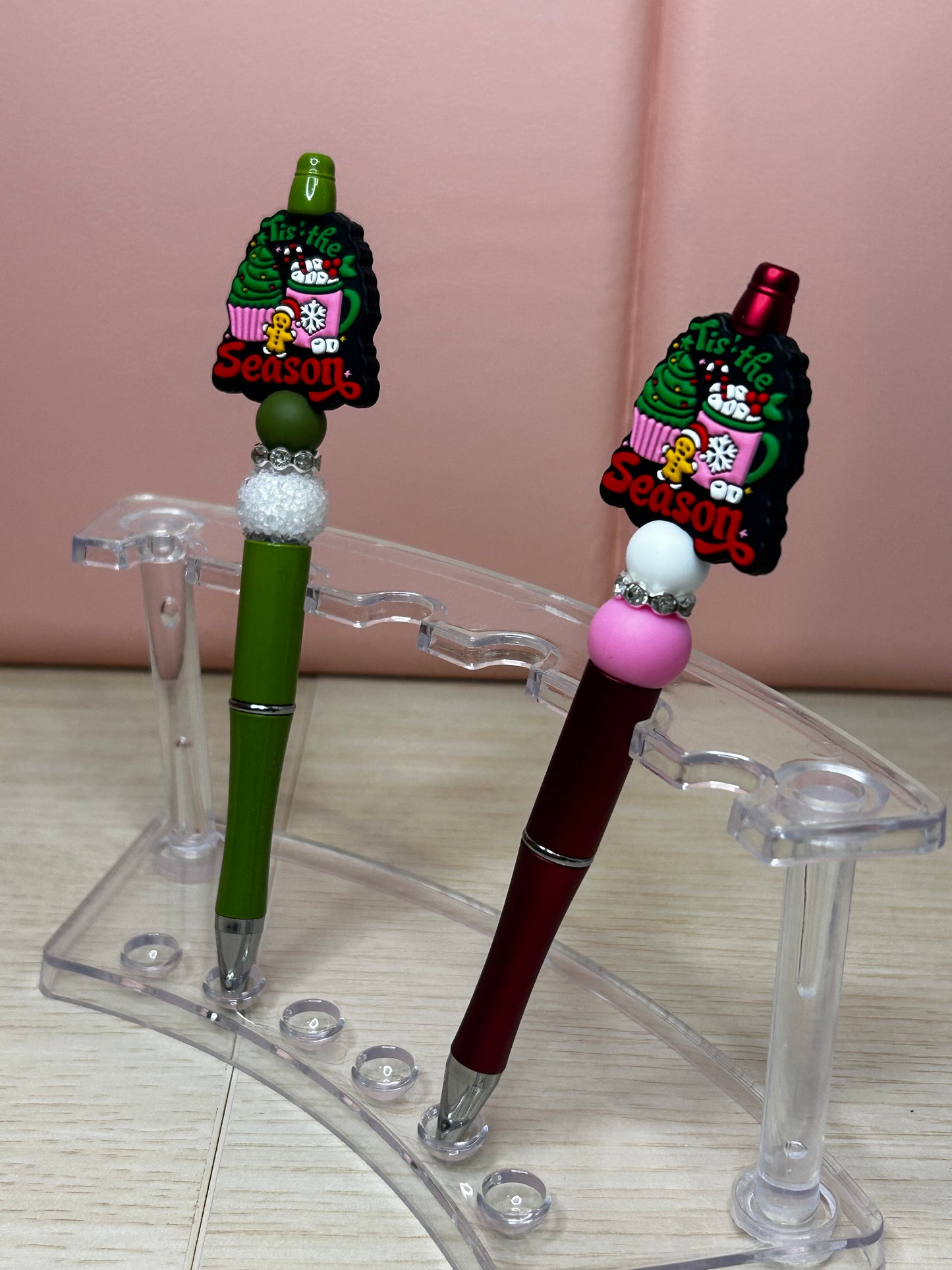 Christmas Handmade Beaded Pens