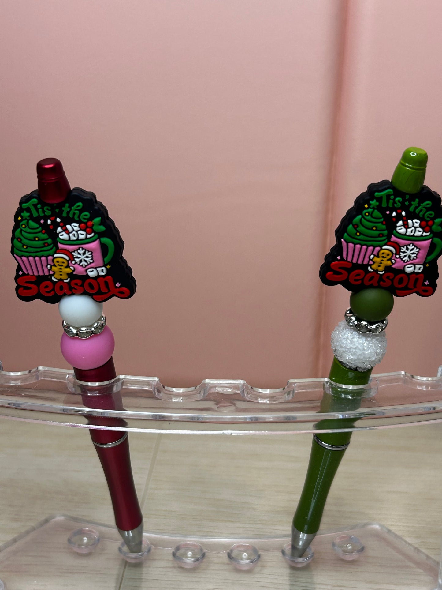 Christmas Handmade Beaded Pens