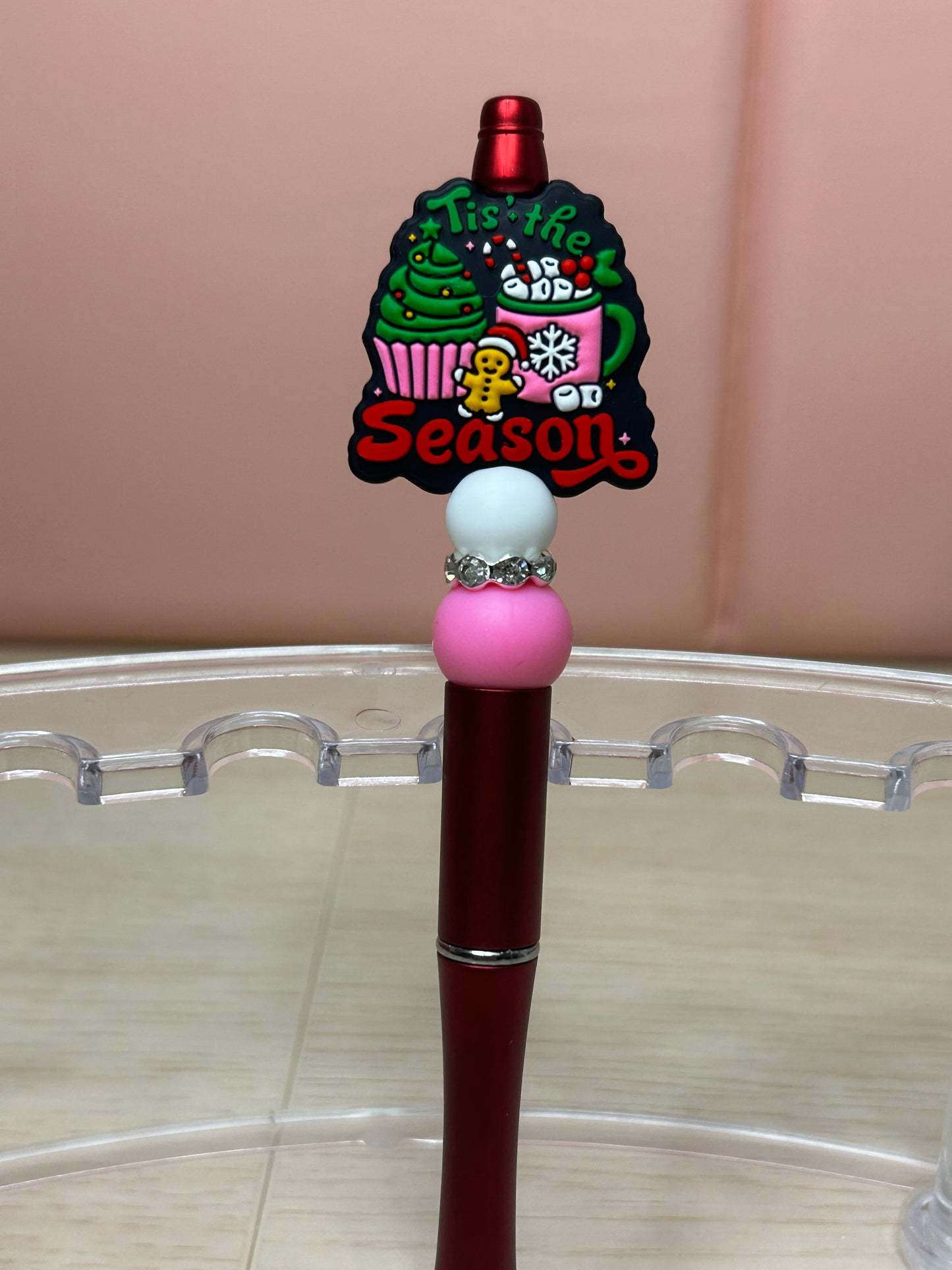 Christmas Handmade Beaded Pens