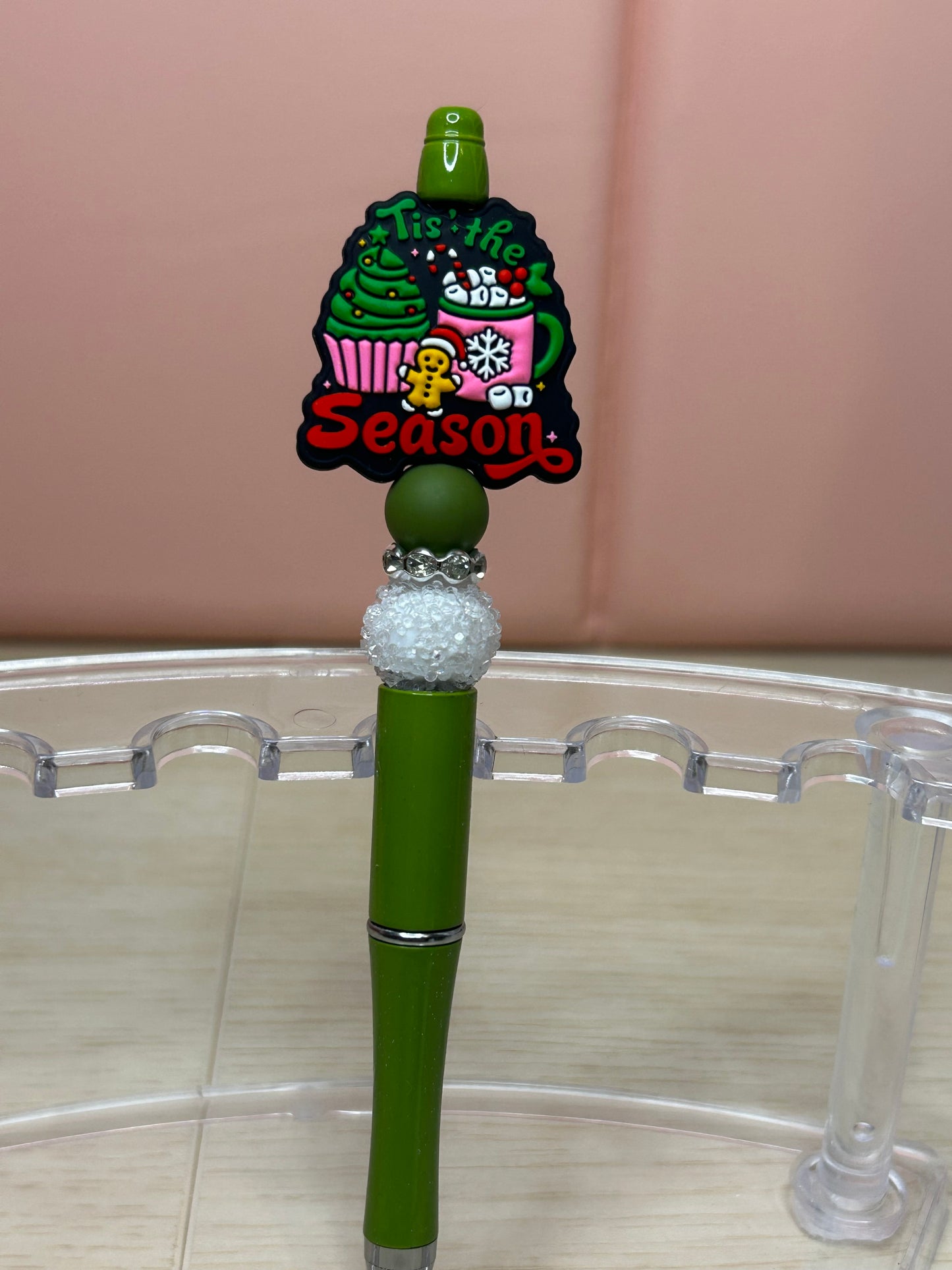 Christmas Handmade Beaded Pens
