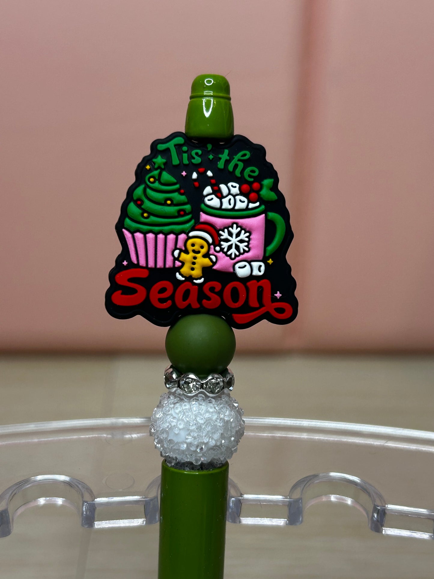 Christmas Handmade Beaded Pens